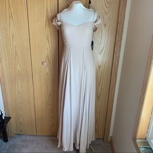 New Reformation Champagne Poppy Dress Size 6